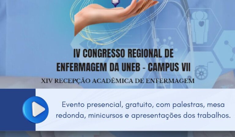 Na Semana da Enfermagem, UNEB de Senhor do Bonfim promove Congresso Regional de Enfermagem