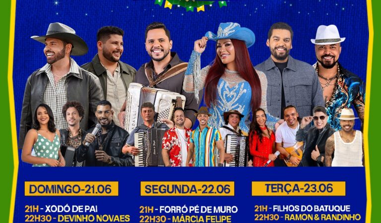 Vem aí o Arraiá Calça Curta 2026, de 21 a 23 de junho em Miguel Calmon