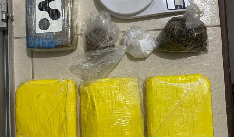 PMBA apreende mais de 4 kg de drogas durante policiamento dos festejos juninos em Miguel Calmon