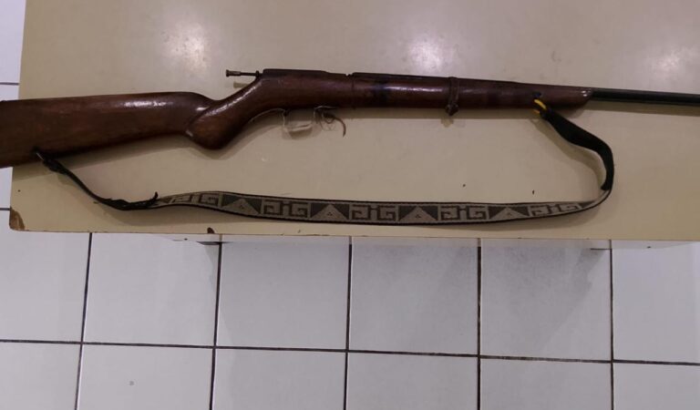 PMBA apreende arma de fogo após diligências em Piritiba