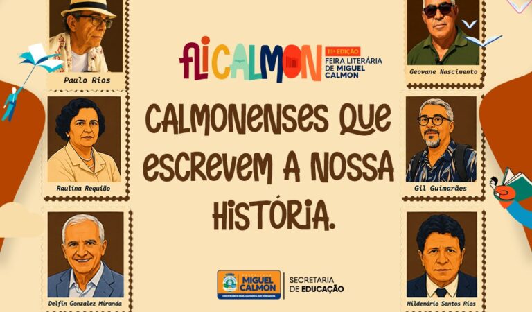 Miguel Calmon promoverá a III FLICALMON – Feira Literária – nos dias 07 e 08 de agosto