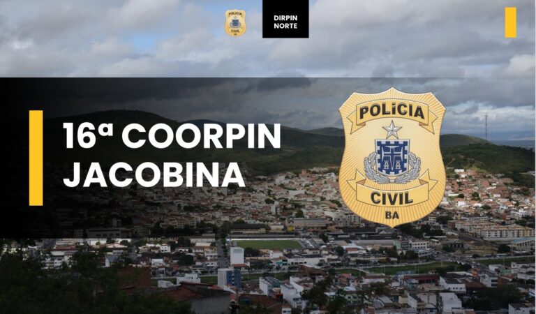 Operação Malhas da Lei: Polícia Civil de Jacobina elucida homicídio ocorrido em frente ao Colégio Deocleciano e cumpre mandado de prisão de um dos autores