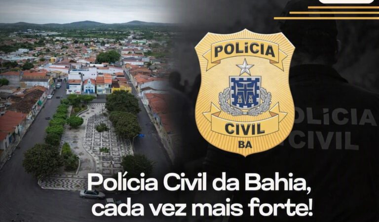 Operação Malhas da Lei: Polícia Civil de Jacobina cumpre mandado de prisão civil