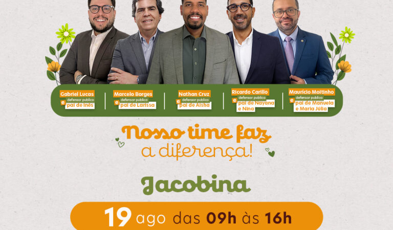 Defensoria Pública realiza campanha “Meu pai tem nome” em Jacobina com exames de DNA gratuitos