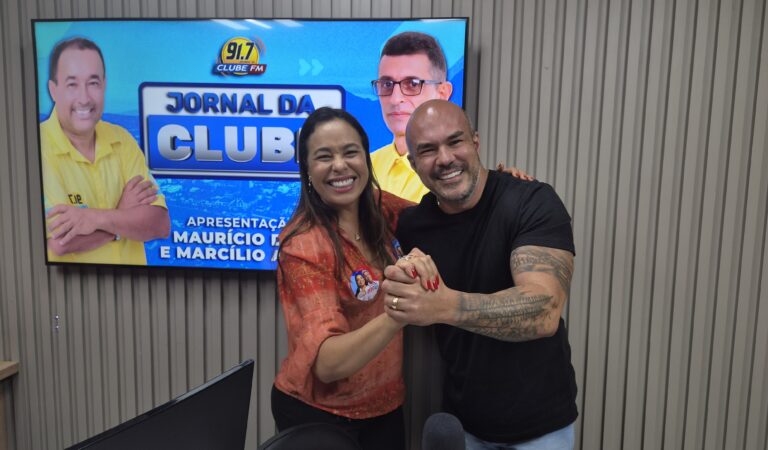 Everson e Daiane concedem entrevista ao Jornal da Clube, pela Clube FM