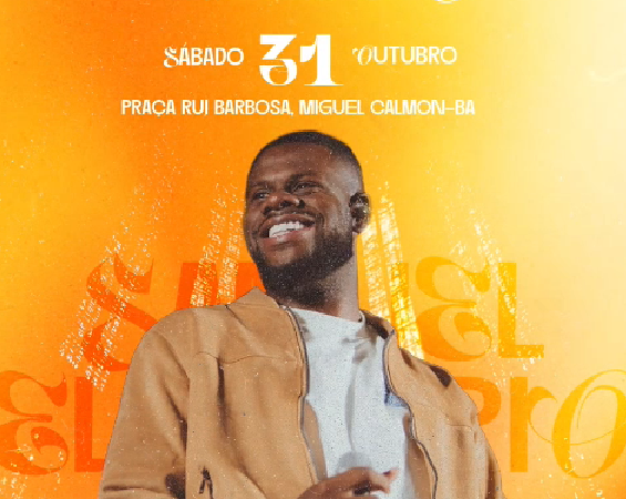 Dia do Evangélico em Miguel Calmon tem primeira atração confirmada: Samuel Eleotério